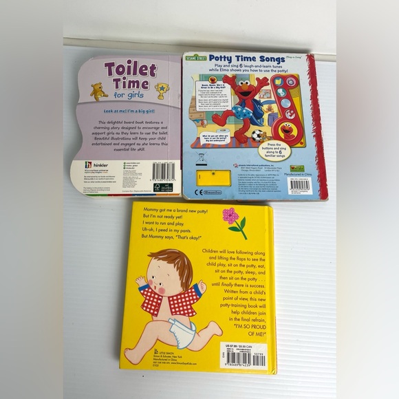 Lot Of 3 Books Potty Training Bathroom Picture Books For Toddlers Pre School - Picture 12 of 15